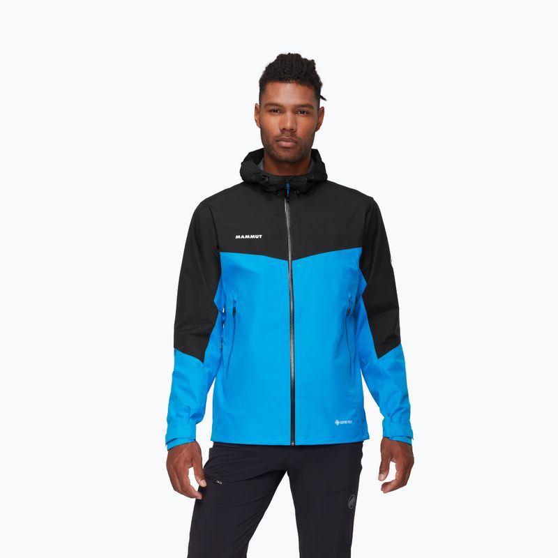 Mammut Convey Tour HS men's rain jacket glacier blue/black