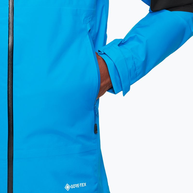 Mammut Convey Tour HS men's rain jacket glacier blue/black 5