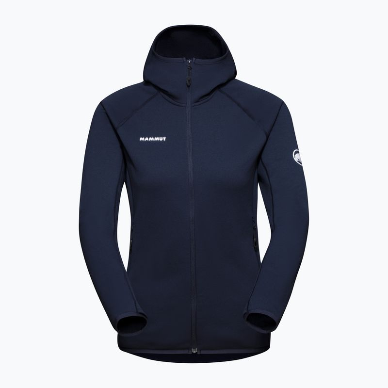 Women's trekking sweatshirt Mammut Aconcagua ML Hooded Jacket Women marine 4