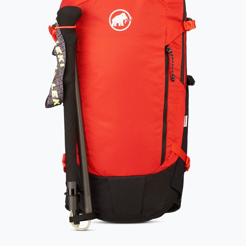 Hiking backpack Mammut Lithium 15 mammut red/black 3