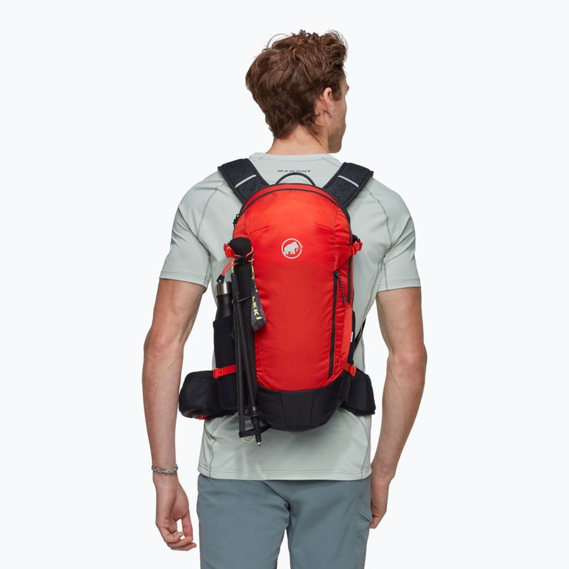 Hiking backpack Mammut Lithium 15 mammut red/black 6