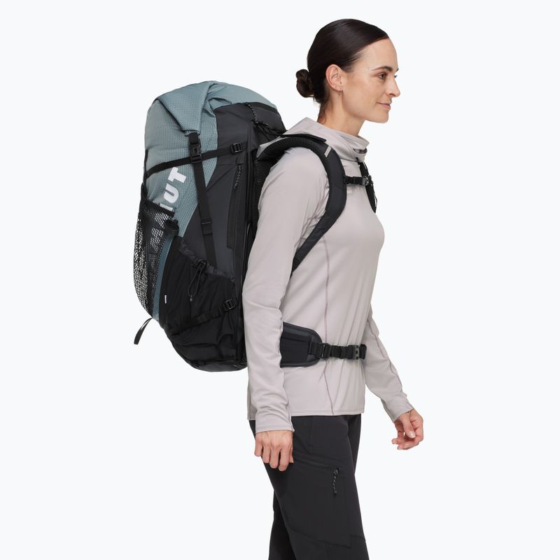 Mammut Ducan Spine women's trekking backpack 50-60 l strata/black 6
