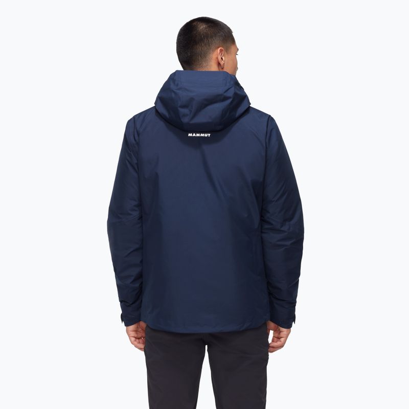 Men's 3-in-1 jacket Mammut Convey 3 in 1 HS Hooded marine/ glacier blue 3