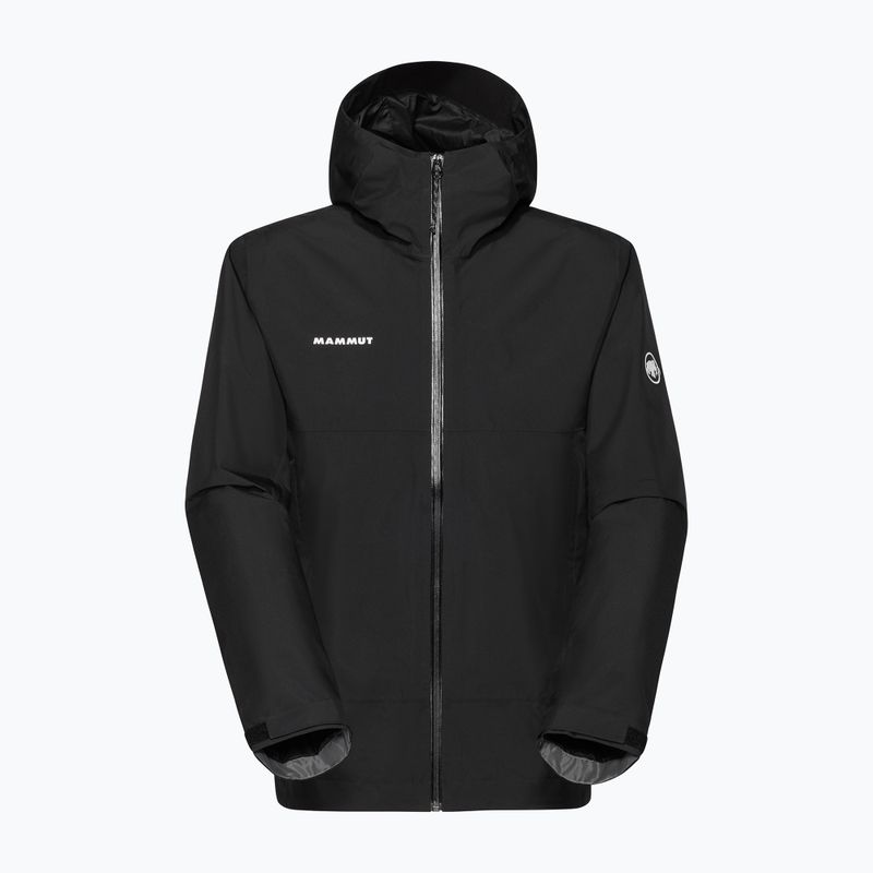 Men's rain jacket Mammut Treeline HS Hooded black 8