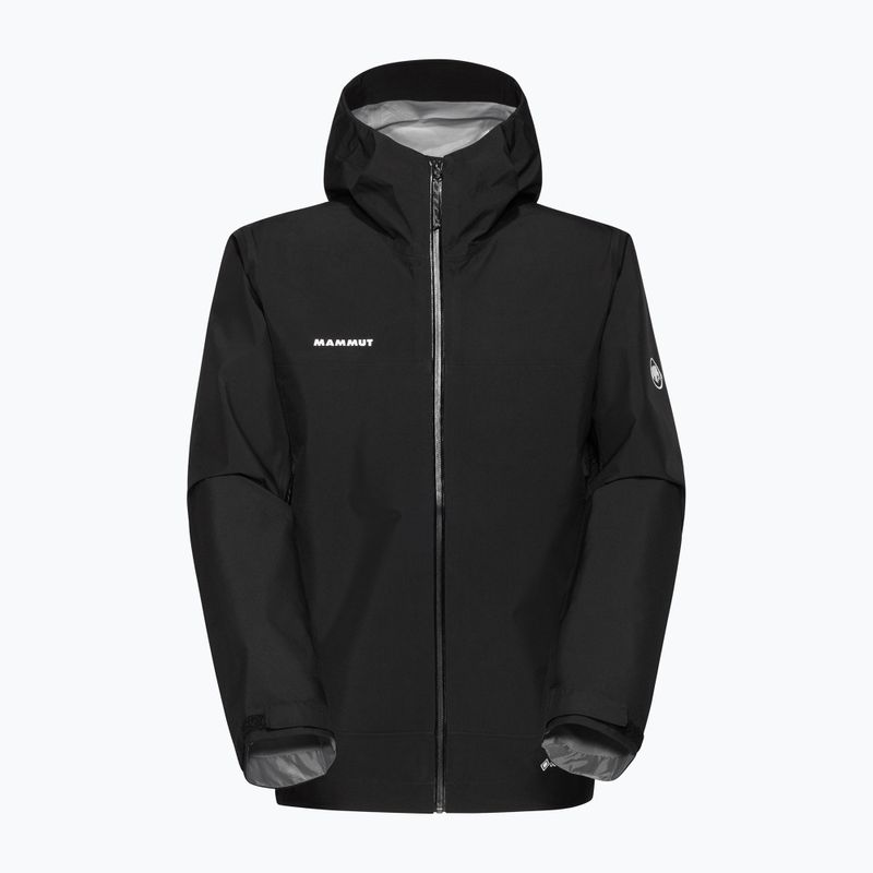Men's rain jacket Mammut Crater Light HS Hooded Jacket Men black 4