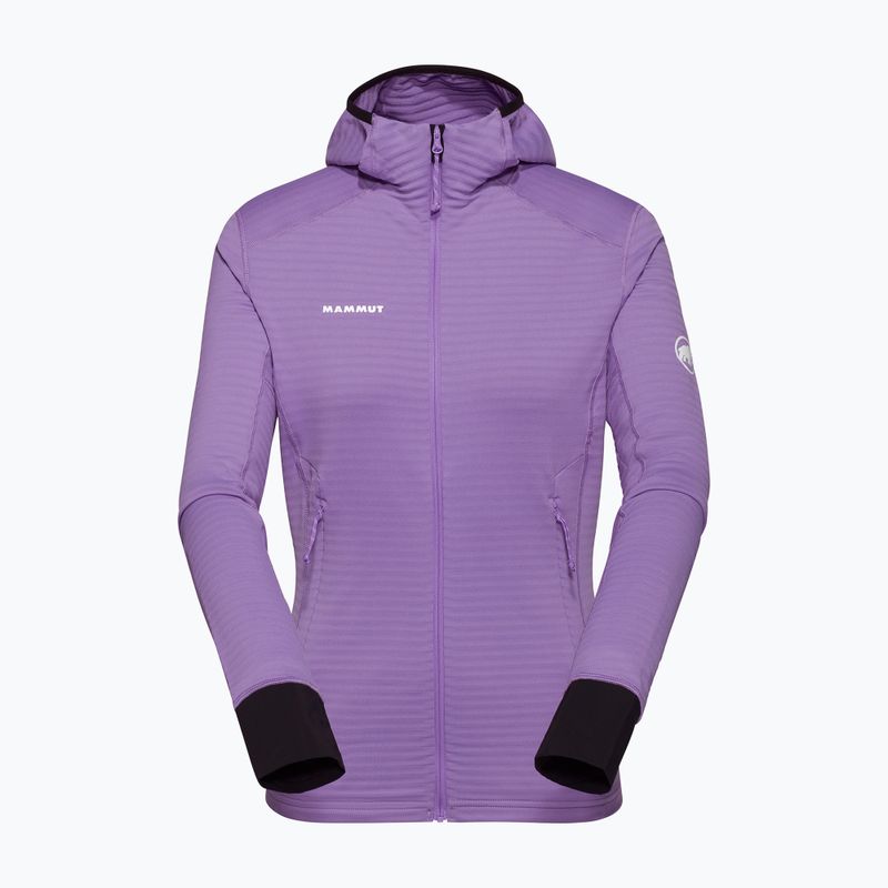 Mammut women's trekking sweatshirt Taiss Light ML Hooded lavandin black 5