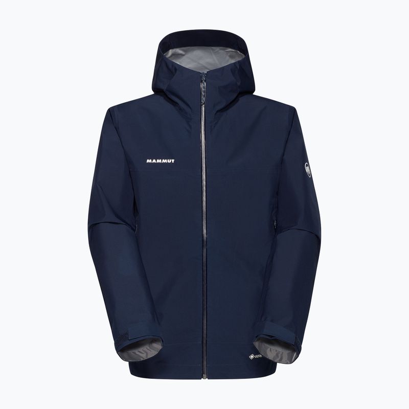 Mammut Crater Light HS Hooded men's rain jacket marine 7
