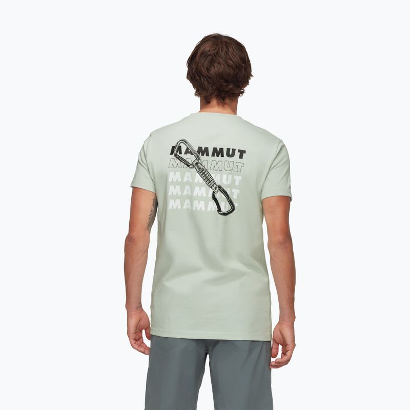 Mammut men's t-shirt Massone Quickdraw silver sage 2