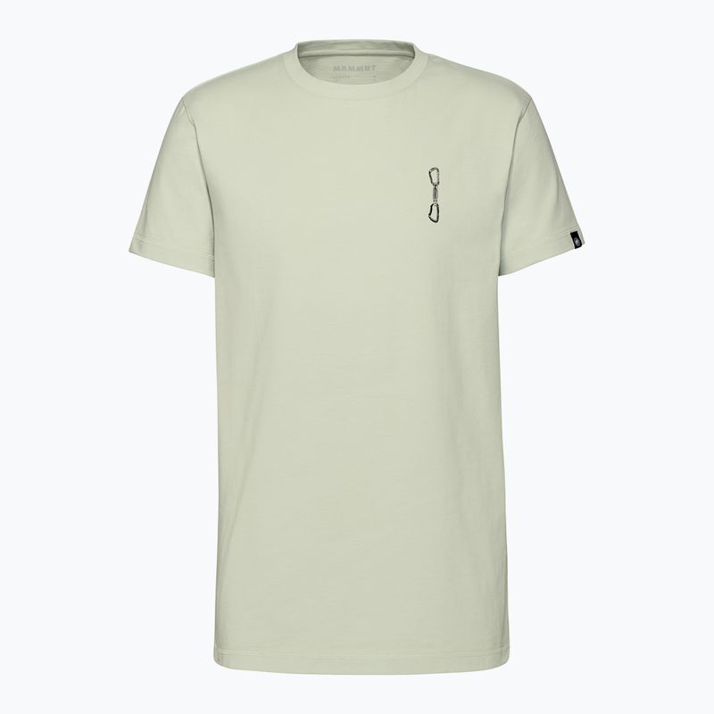 Mammut men's t-shirt Massone Quickdraw silver sage