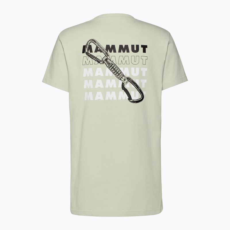 Mammut men's t-shirt Massone Quickdraw silver sage 2