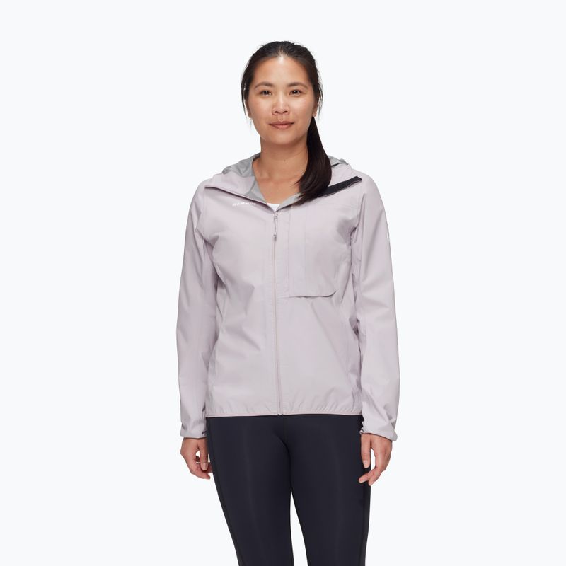 Mammut women's rain jacket Ducan Light HS Hooded alpine calamint