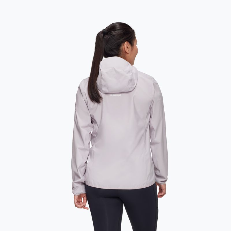 Mammut women's rain jacket Ducan Light HS Hooded alpine calamint 2