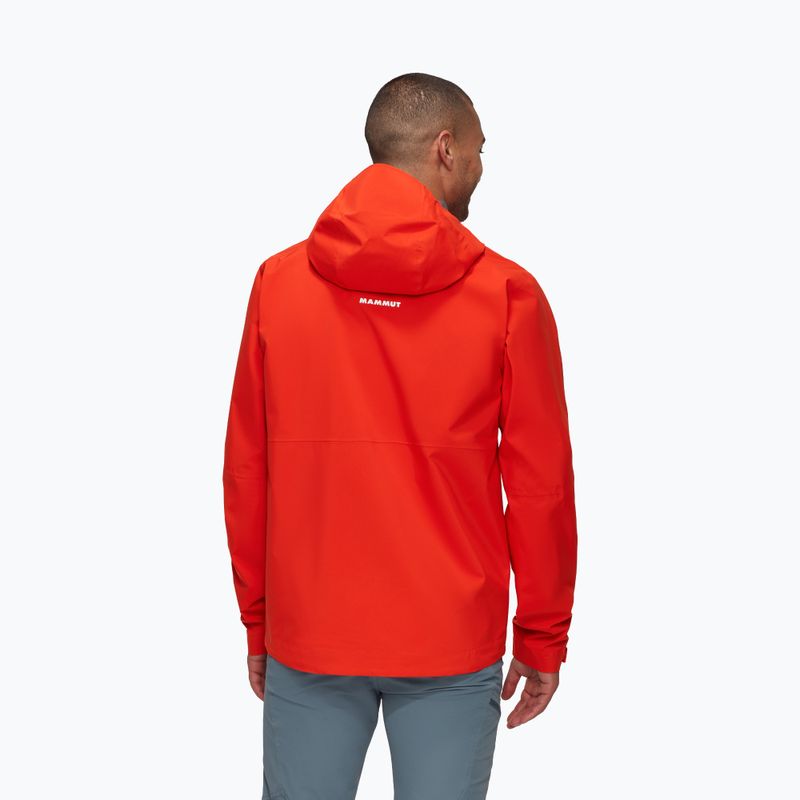 Mammut Linard Light HS Hooded men's rain jacket mammut red 2