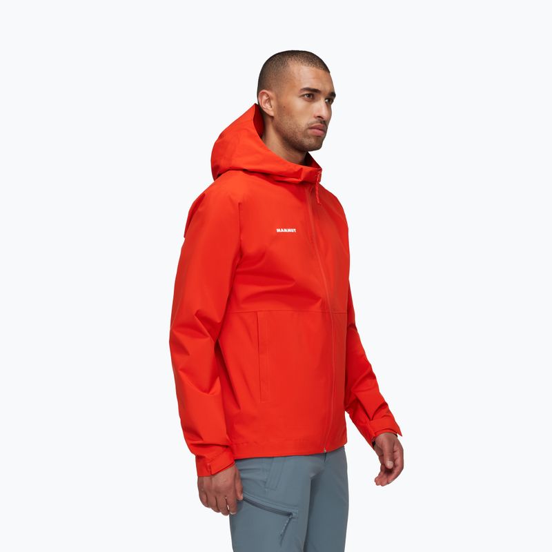 Mammut Linard Light HS Hooded men's rain jacket mammut red 3