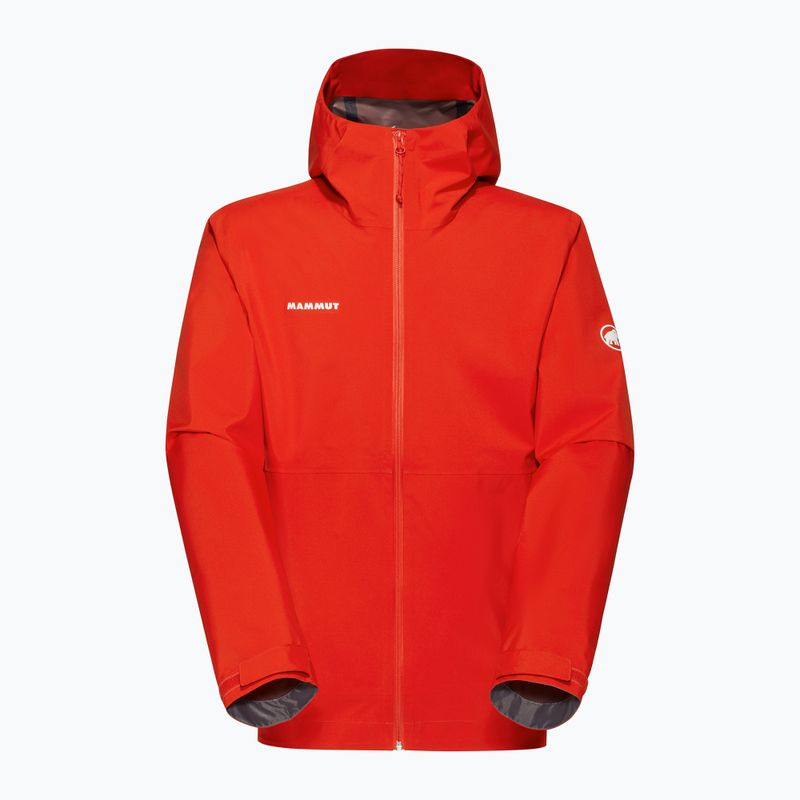 Mammut Linard Light HS Hooded men's rain jacket mammut red