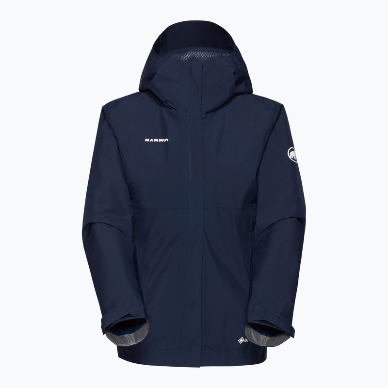 Mammut Treeline Light HS Hooded marine women's rain jacket