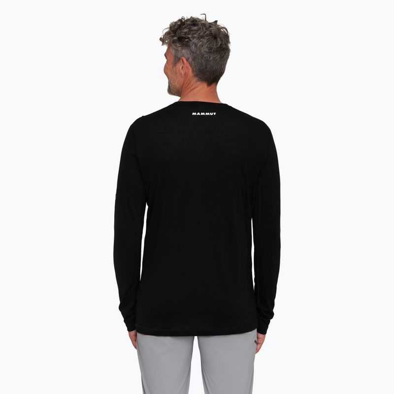 Men's Longsleeve Mammut Tree Wool FL black 01690 2