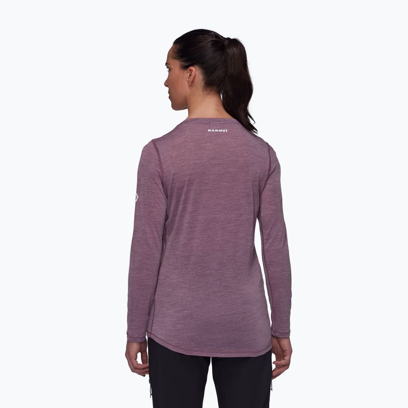 Women's Longsleeve Mammut Tree Wool FL flux melange 01700 2