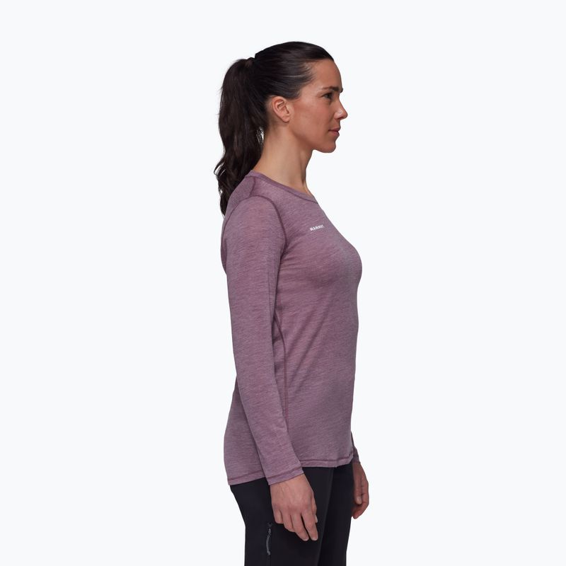 Women's Longsleeve Mammut Tree Wool FL flux melange 01700 3
