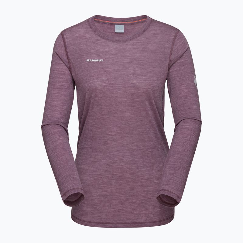 Women's Longsleeve Mammut Tree Wool FL flux melange 01700