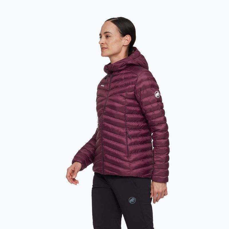 Women's insulated jacket Mammut Albula IN Hooded vin/black 3