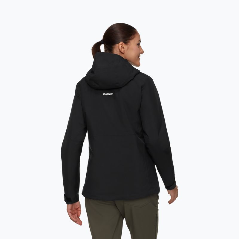 Women's rain jacket Mammut Linard HS Thermo Hooded Jacket Women black 2