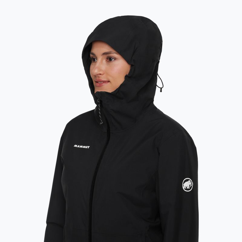 Women's rain jacket Mammut Linard HS Thermo Hooded Jacket Women black 4