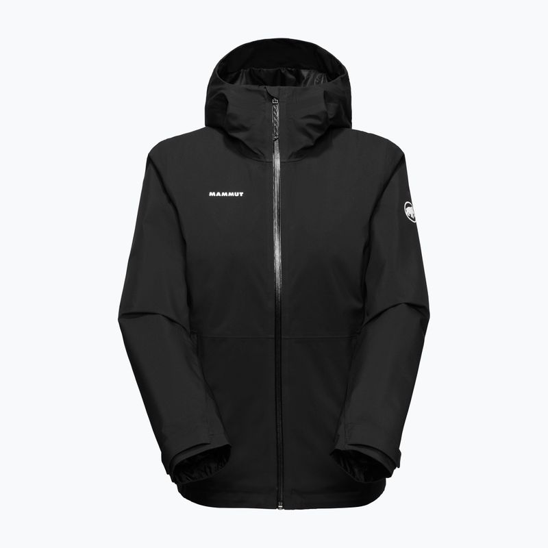 Women's rain jacket Mammut Linard HS Thermo Hooded Jacket Women black 7