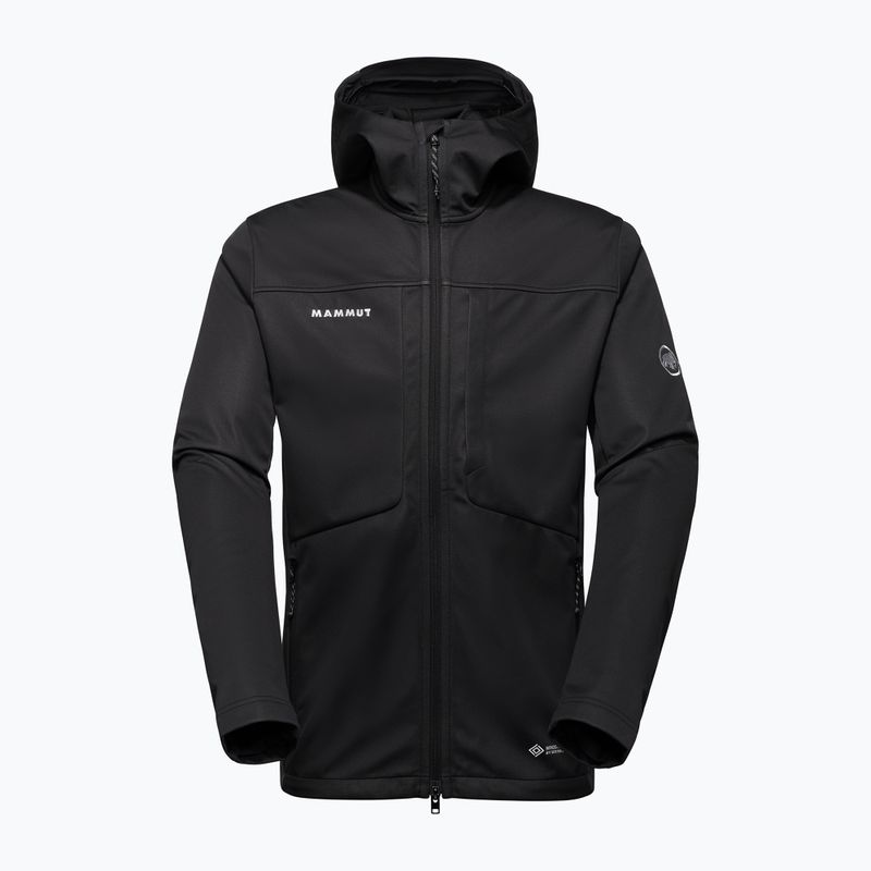 Men's softshell jacket Mammut Ultimate VIII Softshell Hooded black 4