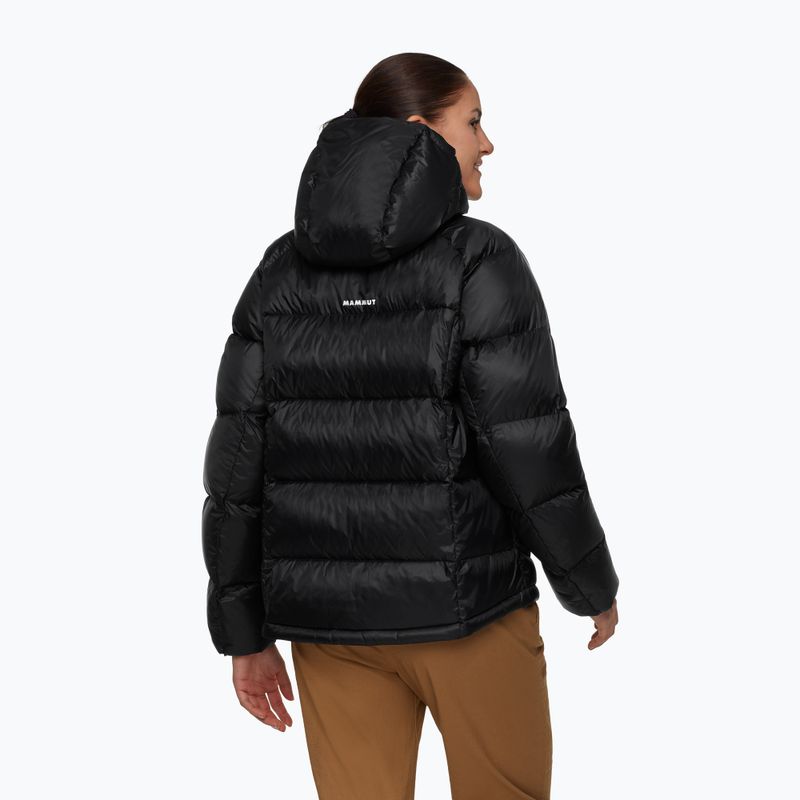 Women's down jacket Mammut Glacier Glow Insulation Hooded black 2