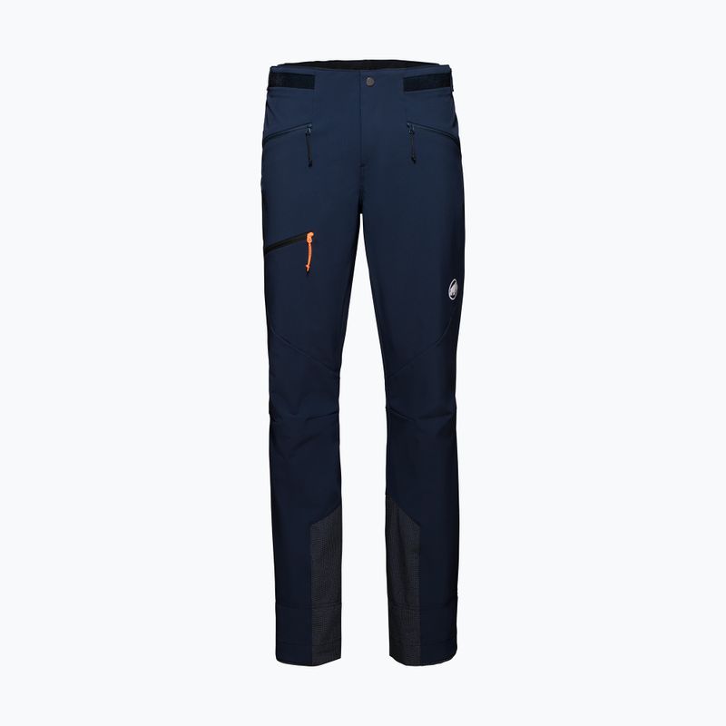 Men's softshell trousers Mammut Taiss Guide marine 5