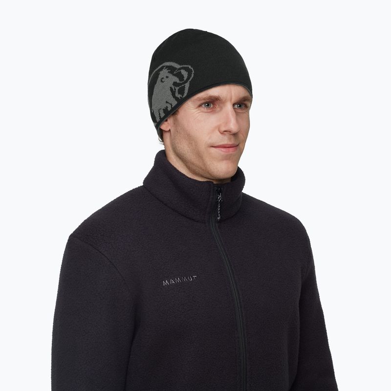 Winter hat Mammut Logo steel/black 4