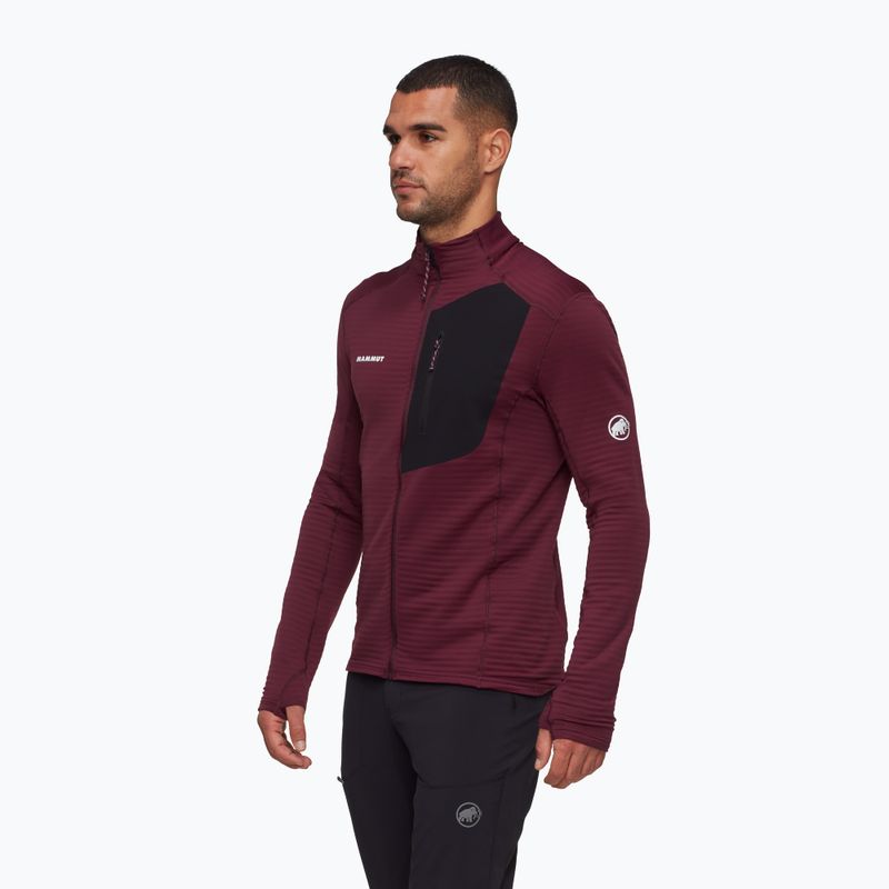Men's sweatshirt Mammut Taiss Light ML wine/black 3