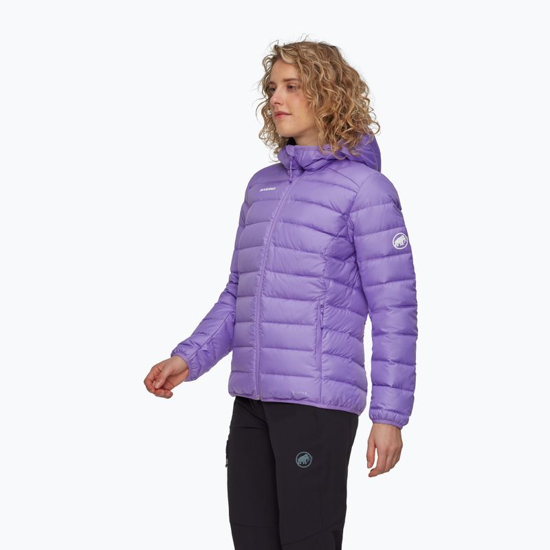 Women's down jacket Mammut Waymarker IN Hooded lavandin/black 3