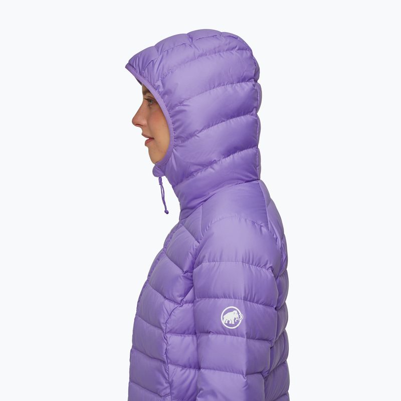 Women's down jacket Mammut Waymarker IN Hooded lavandin/black 4