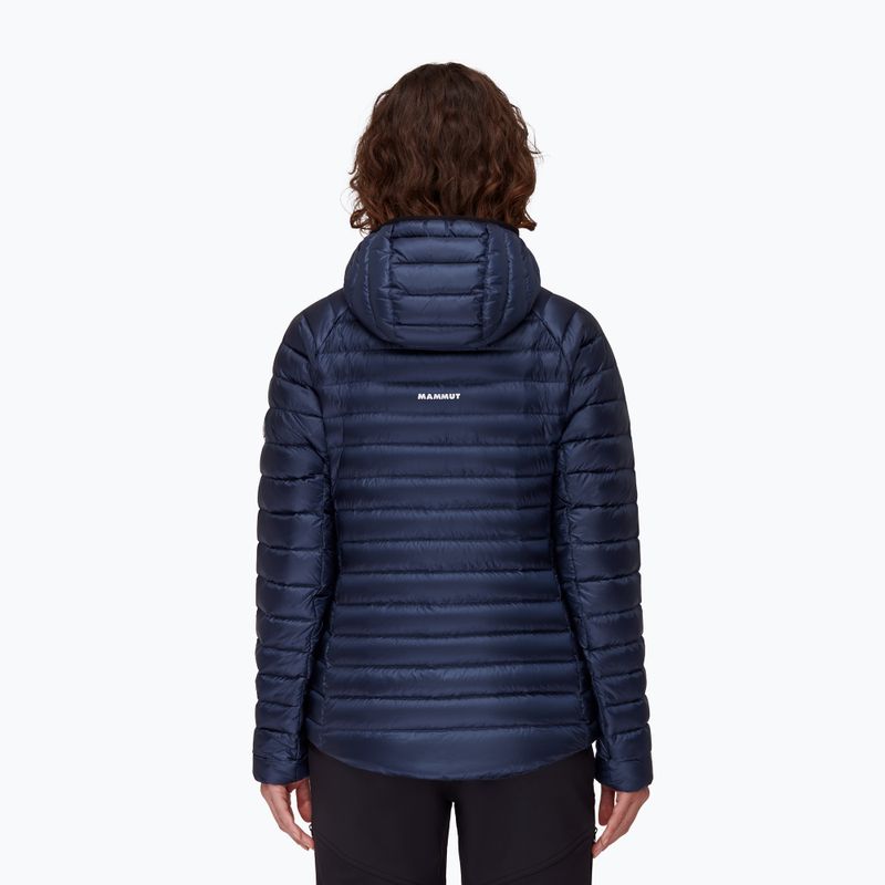 Women's down jacket Mammut Broad Peak Insulation Hooded marine/black 2