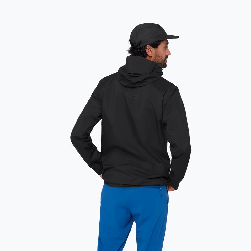 Men's wind jacket Mammut Ducan HS Hooded black 3