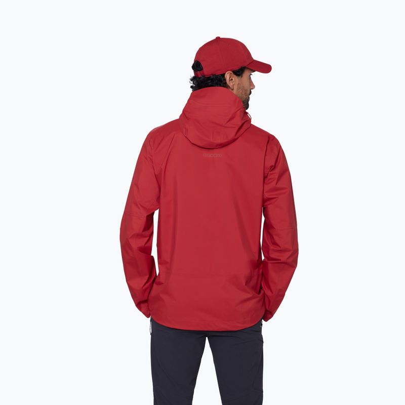 Men's wind jacket Mammut Ducan HS Hooded dark mammut red 3