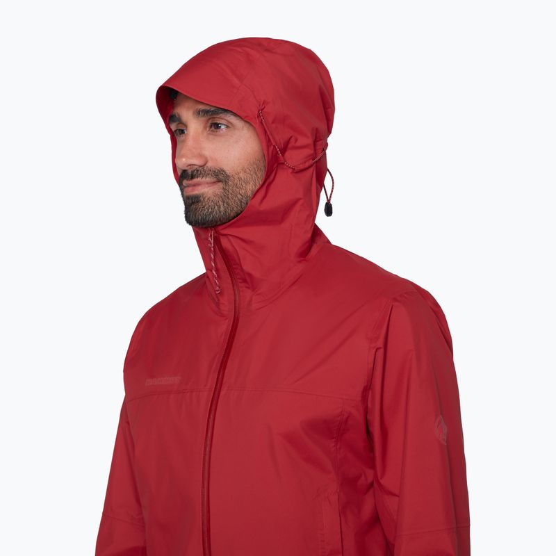 Men's wind jacket Mammut Ducan HS Hooded dark mammut red 5