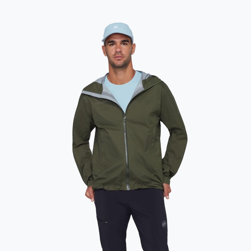 Men's wind jacket Mammut Ducan HS Hooded dark mesh