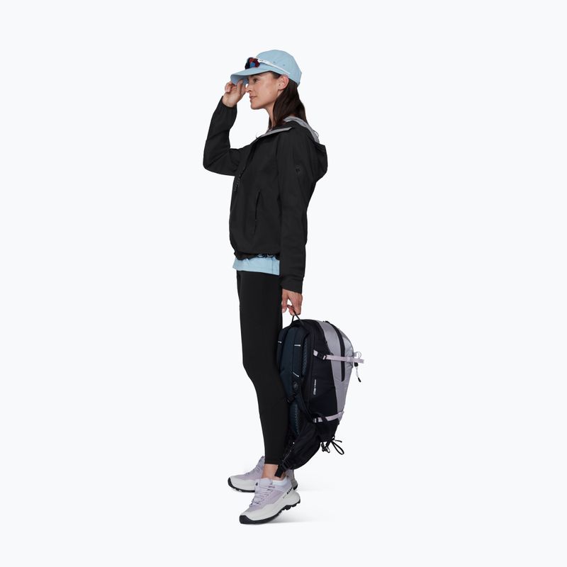 Women's wind jacket Mammut Ducan HS Hooded black 2