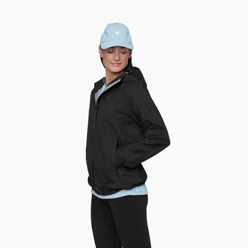 Women's wind jacket Mammut Ducan HS Hooded black 4