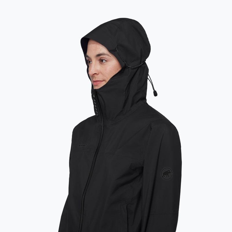 Women's wind jacket Mammut Ducan HS Hooded black 5