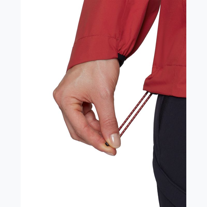 Women's wind jacket Mammut Ducan HS Hooded dark mammut red 7