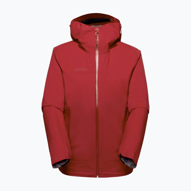 Women's wind jacket Mammut Ducan HS Hooded dark mammut red 8