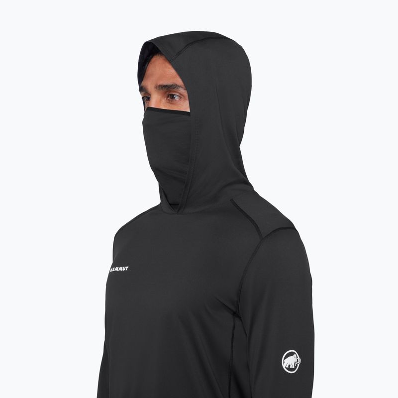 Men's trekking sweatshirt Mammut Selun FL Sun Hoody black 5