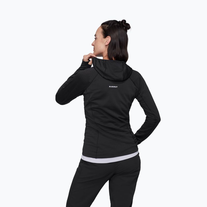 Women's sweatshirt Mammut Taiss ML Hooded Jacket Women black 3