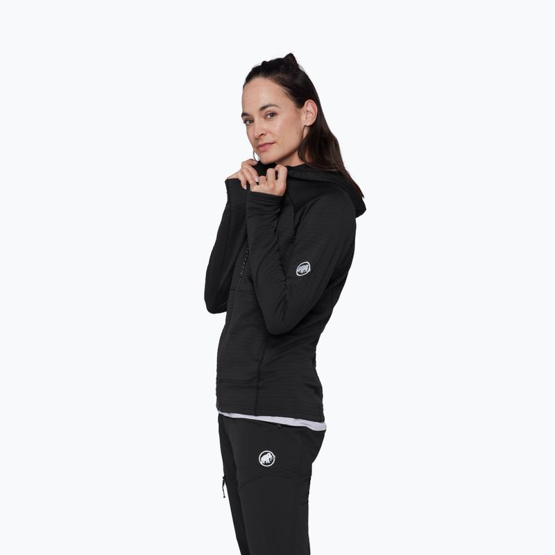Women's sweatshirt Mammut Taiss ML Hooded Jacket Women black 4