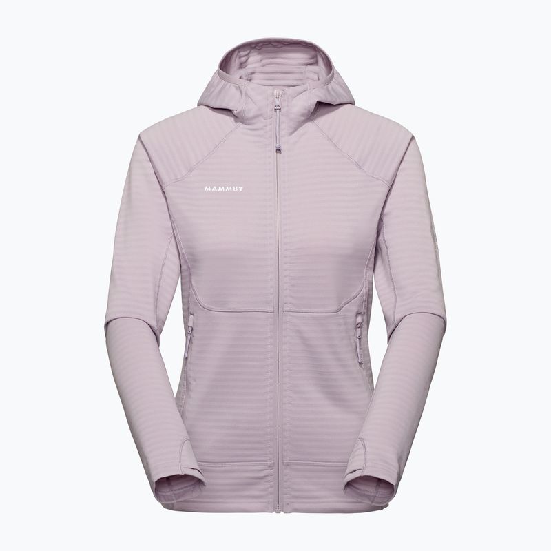 Women's sweatshirt Mammut Taiss ML Hooded alpine calamint 6