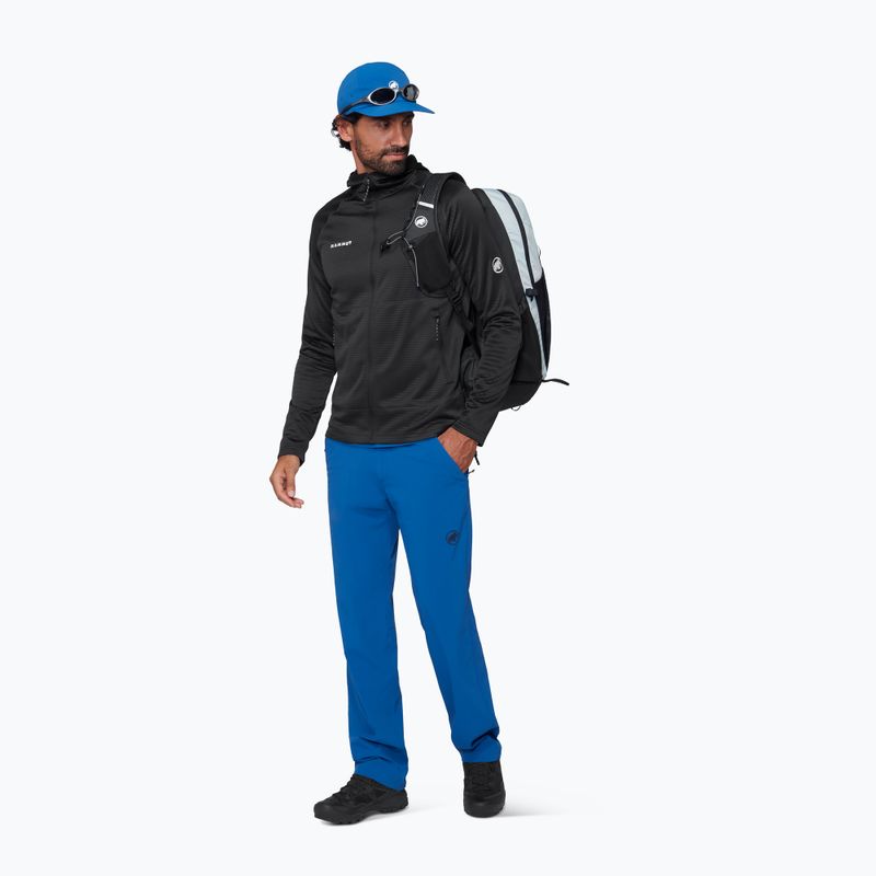 Men's trekking sweatshirt Mammut Crag ML Hooded black 2